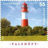 Briefmarke Leuchtturm Falshft