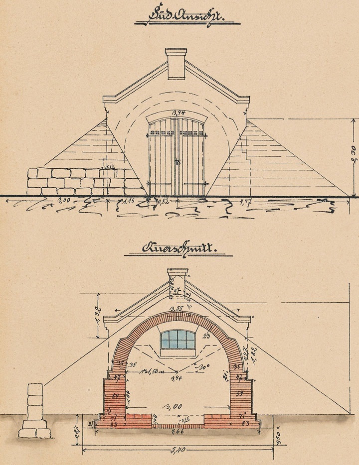 Ölkeller des Leuchtturms zu Kekenis