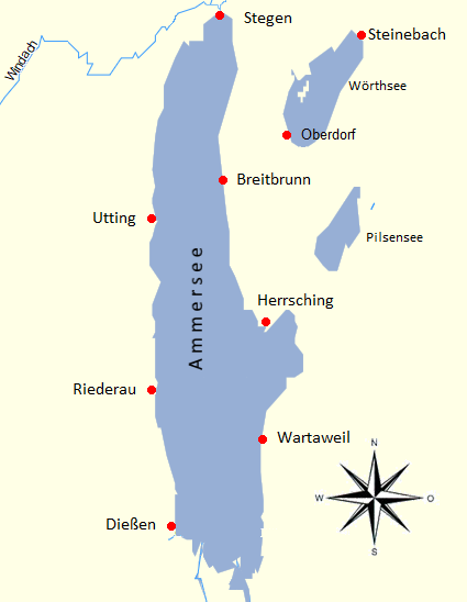 Sturmwarnfeuer am Ammersee