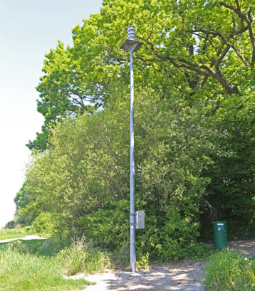 Sturmwarnleuchte Breitbrunn am Ammersee Sturmwarnleuchte Breitbrunn am Ammersee