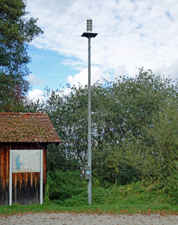 Sturmwarnleuchte Riederau am Ammersee