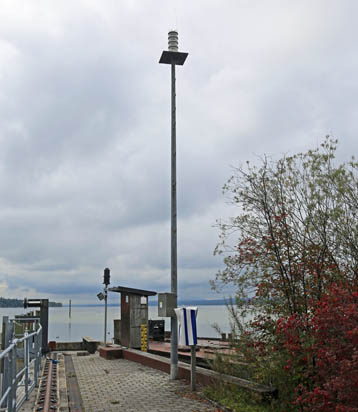 Sturmwarnleuchte Stegen am Ammersee