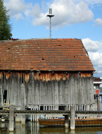 Sturmwarnleuchte Utting am Ammersee