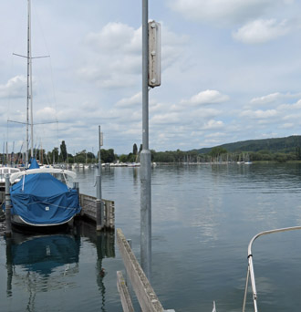 Molenfeuer am Gemeindehafen Bodman
