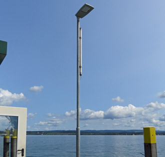 Molenfeuer Nord am Hafen Mainau Molenfeuer Nord am Hafen Mainau