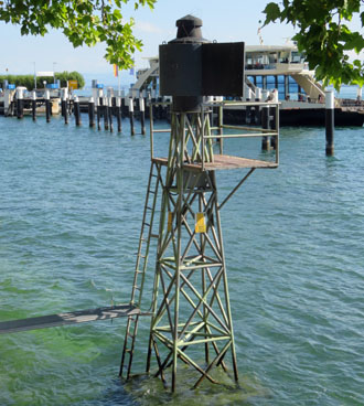 Nebelsirene am Fhrhafen von Meersburg