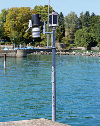 Leuchtfeuer am Yachthafen Romanshorn