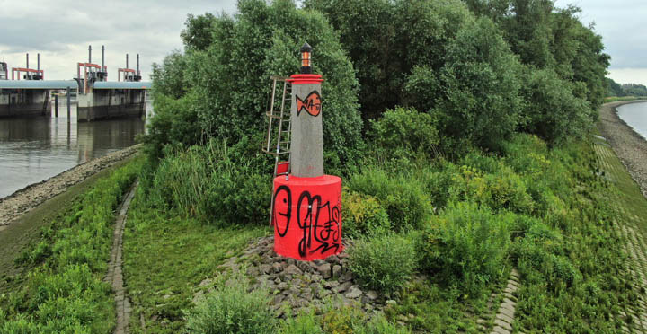 Leuchtfeuer Billwerder Bucht Leuchtfeuer Billwerder Bucht
