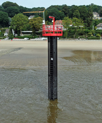 Quermarkenfeuer Strandweg