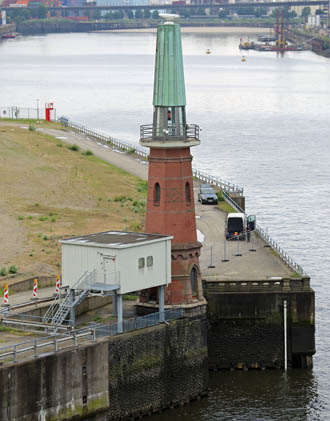 Leuchtfeuer Ellerholzhafen Vorhafen Ellerholzhafen