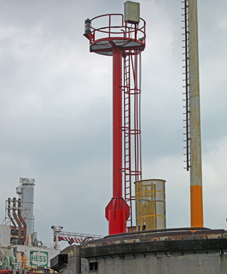 Leuchtfeuer Kuhwerderhöft Vorhafen Kuhwerderhöft