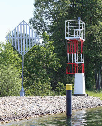 Sektorenfeuer am Göhrener Kanal