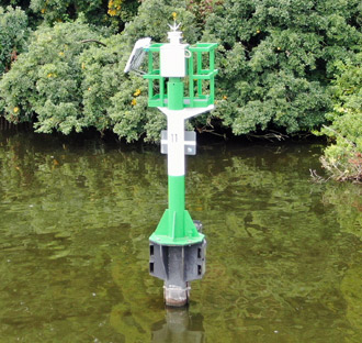 Langer See: Leuchtbake Nr. 11 Langer See: Leuchtbake Nr. 11