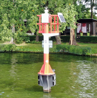 Langer See: Leuchtfeuer Nr. 13 Langer See: Leuchtfeuer Nr. 13