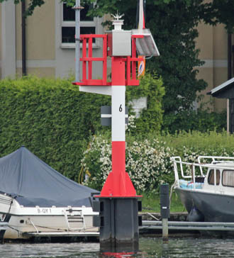 Langer See: Leuchtfeuer Nr. 6 Langer See: Leuchtfeuer Nr. 6