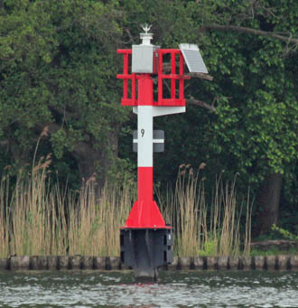 Langer See: Leuchtfeuer Nr. 9 Langer See: Leuchtfeuer Nr. 9