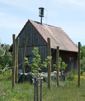 Sturmwarnleuchte am Rothsee