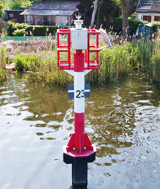 Leuchtfeuer: Sellenzugsee 23 Leuchtfeuer "Sellenzugsee - Miersdorfer Werder"
