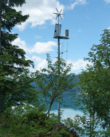 Sturmwarnleuchte Walchensee-Niedernach