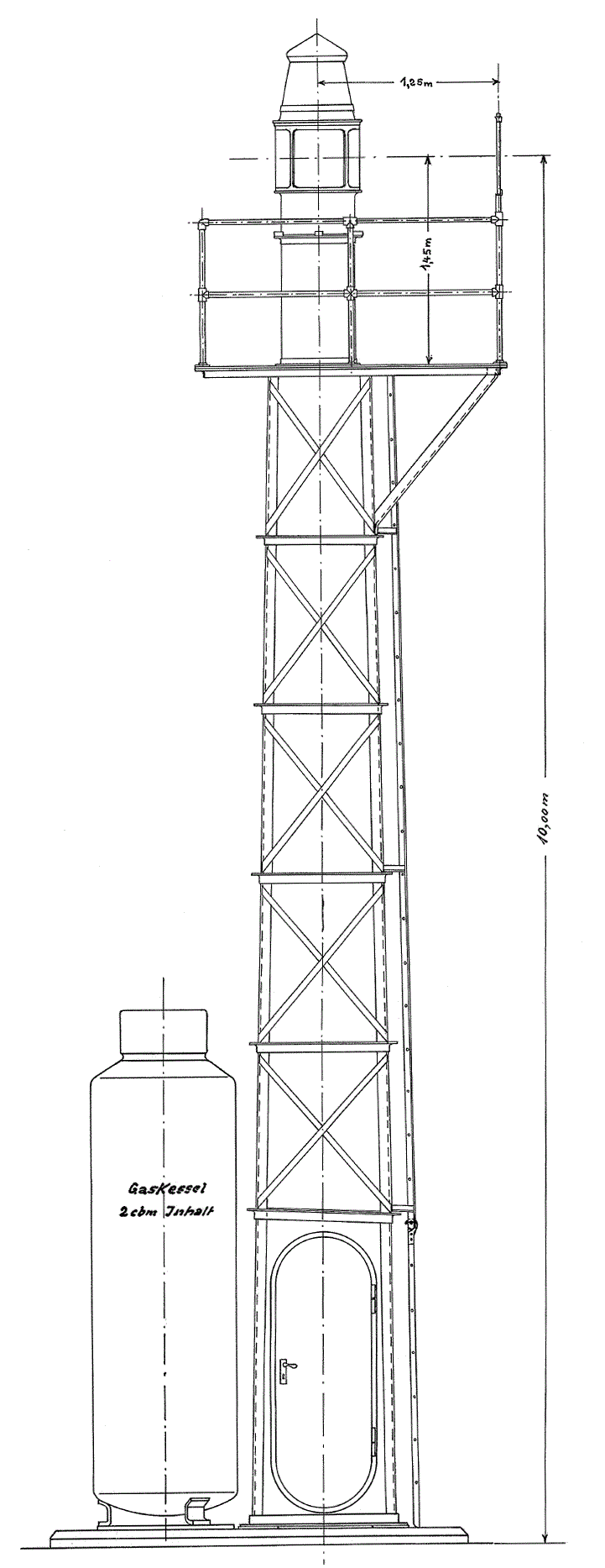 Gitterturm Leitfeuer Waren