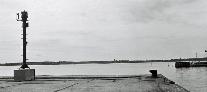 Hafeneinfahrt Peenemünde 1979, Quelle: WSA Ostsee Hafeneinfahrt Peenemünde 1979