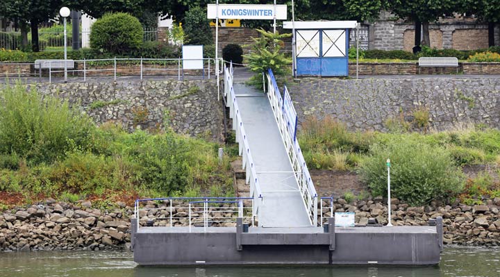 Königswinter Anleger Weiße Flotte Königswinter Anleger Weiße Flotte