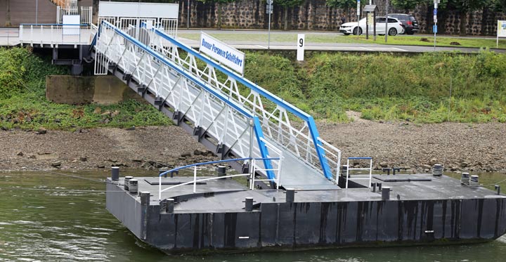 Remagen, Anleger Bonner Personen-Schiffahrt