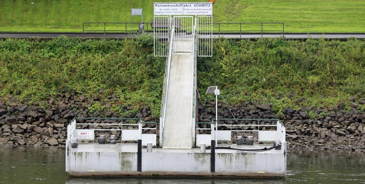 Remagen, Anleger Schmitz Personenschiffahrt Remagen, Anleger Schmitz