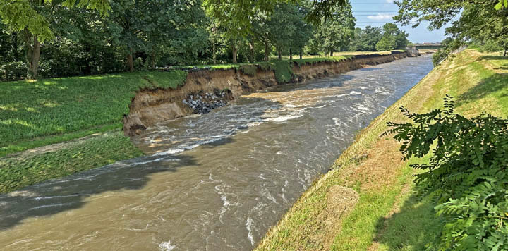 Emscherhochwasser am 23. Juni 2023 Emscherhochwasser