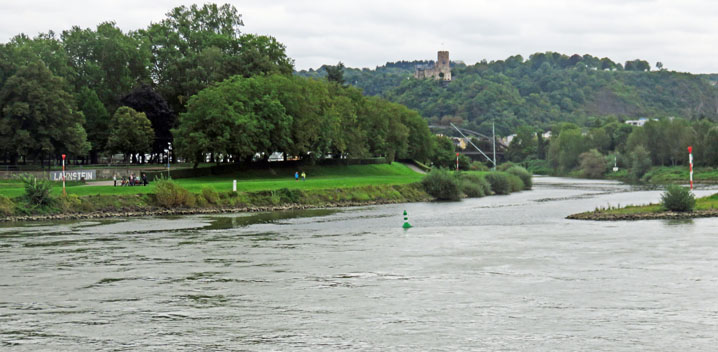 Lahnmündung in den Rhein