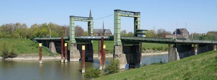Hubbrücke Nordhafen Walsum Hubbrücke Walsum