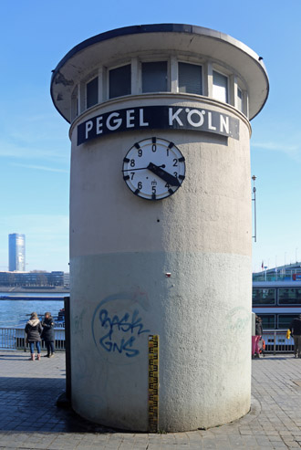 Pegel Köln Pegelmesser Köln