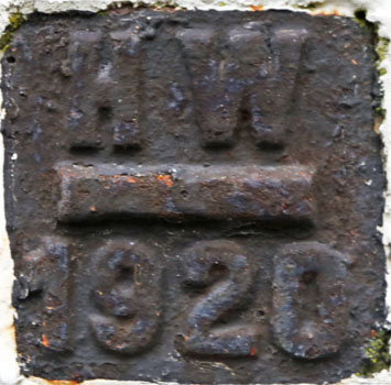 Weseler Hochwassermarke 1920