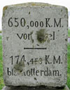 Myriameterstein 65 Landseite Myriameterstein 65