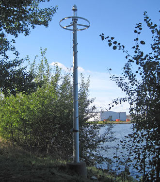 Trave Uferfeuer 7 Lübeck Ost Uferfeuer Untertrave
