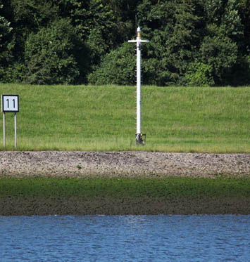 Leuchtfeuer bei Unterweserkilometer 11,00