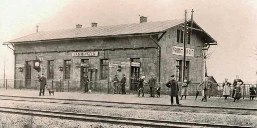 Bahnhof Hamminkeln Foto: Hamminkelner Heimatkalender Bahnhof Hamminkeln
