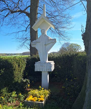 Skulptur an der Bocholter Straße in Dingden Skulptur Bocholter Straße
