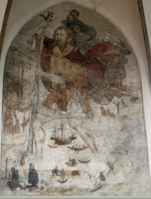 Fresko in der ev. Kirche Hamminkeln Fresko in der ev. Kirche Hamminkeln