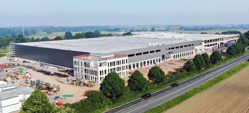 Richtfest Logistikcenter Hamminkeln