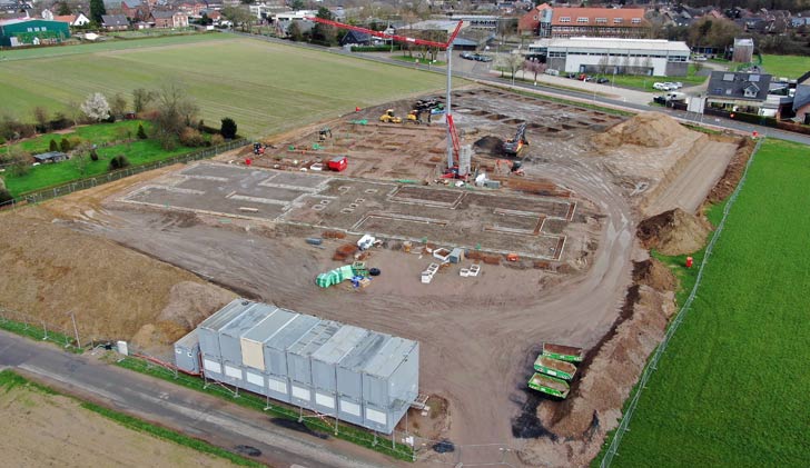 Fundamentarbeit an der Grundschule Hamminkeln, Feb. 2024