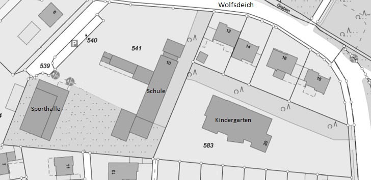 Flurkarte Kindergarten Ringenberg