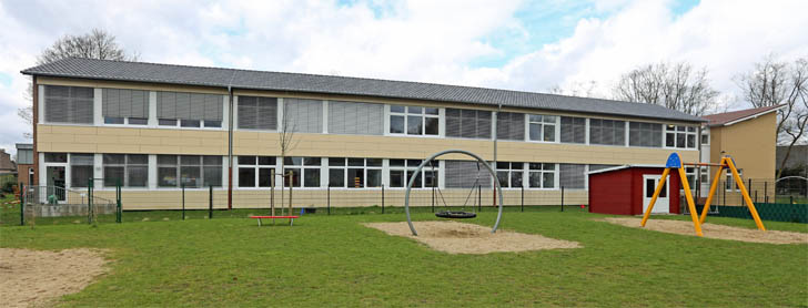 Rückseite der Förderschule Ringenberg Förderschule Ringenberg