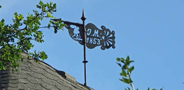 Fahne auf der Mühle Hasselmann
