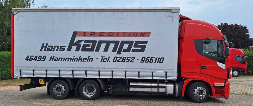 Lkw der Spedition Hans Kamps Lkw der Spedition Hans Kamps