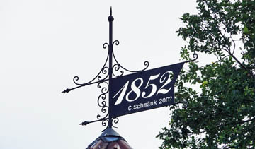 Fahne auf der Königsmühle