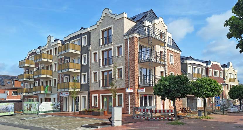 Obstquartier kur vor der Fertigstellung im Juni 2025 Obstquartier Juni 2025