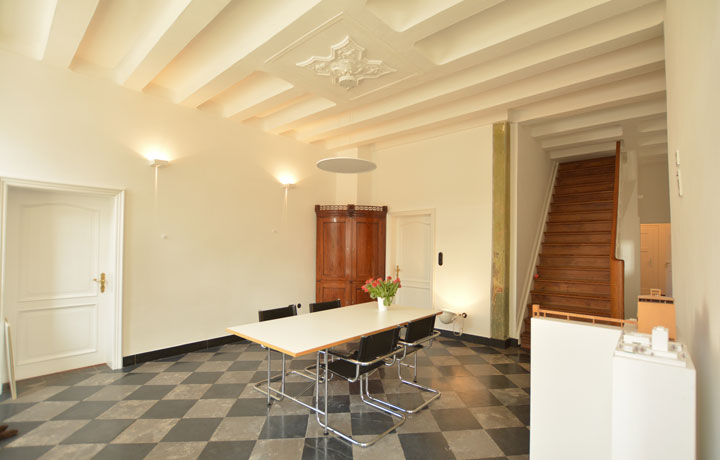 Diele im Haus Oertmann mit 3,35 Raumhöhe; Foto: Holger Ebbert, 2018 Diele im Haus Oertmann