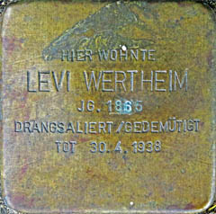 Stolperstein in Brünen