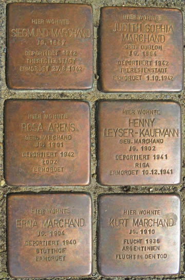 Stolpersteine Hamminkeln Brünerstrasse